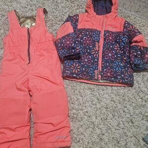 Columbia Girls Coat & Snowpant Bibs